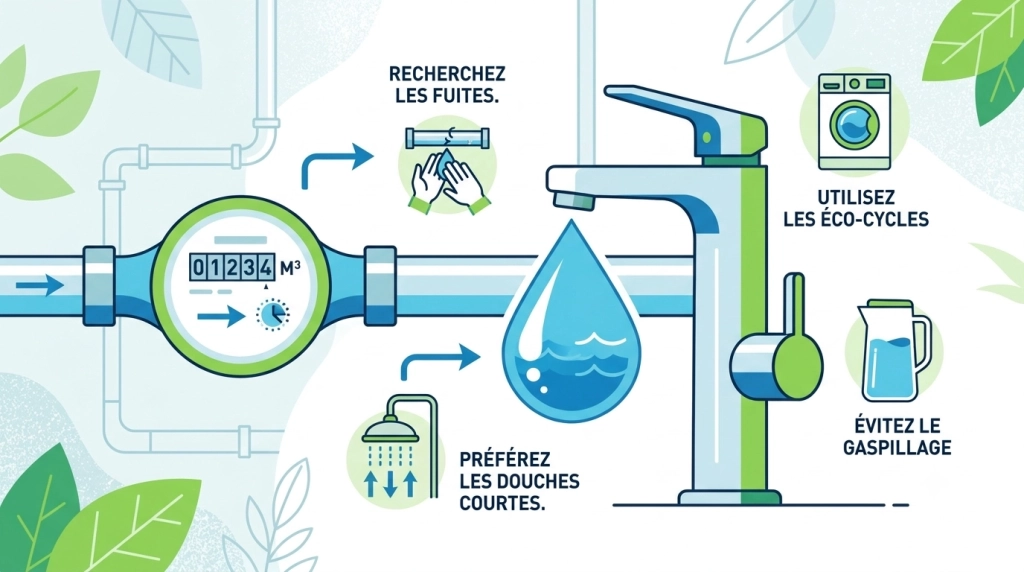 Réduire sa facture d’eau en 2026  : détecter les fuites et bien s’équiper
